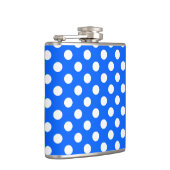 Flasques Pois blancs sur bleu royal (Droite)