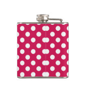 Flasques Pois blancs sur cerise (Dos)