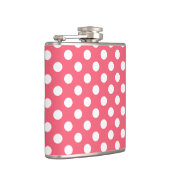 Flasques Pois blancs sur corail (Droite)
