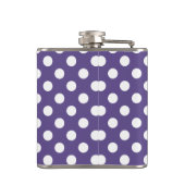 Flasques Pois blancs sur ultra violet (Dos)