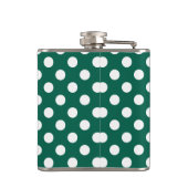 Flasques Pois blancs sur vert sauge (Dos)