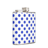 Flasques Pois bleu royal (Droite)