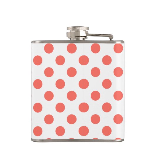 Flasques Pois de corail vivant sur blanc (Dos)