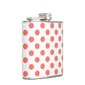 Flasques Pois de corail vivant sur blanc (Droite)