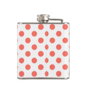 Flasques Pois de corail vivant sur blanc (Dos)
