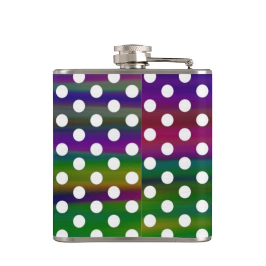 Flasques Pois de monogrammes colorés (Dos)