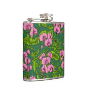Flasques Pois doux et bourdons, vert et rose (Droite)
