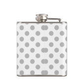 Flasques Pois gris sur blanc (Dos)