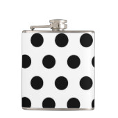 Flasques Pois noirs en blanc (Devant)