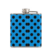 Flasques Pois noirs sur bleu ciel (Dos)