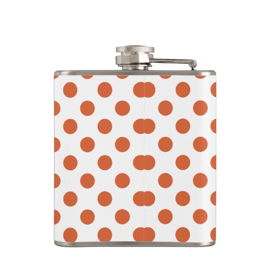 Flasques Pois orange brûlés (Dos)