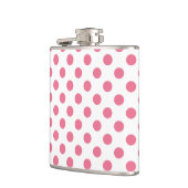 Flasques Pois rose et blanc (Gauche)