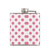 Flasques Pois rose et blanc (Dos)