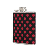 Flasques Pois rouge et noir (Gauche)