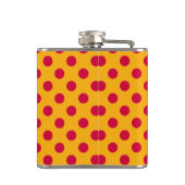 Flasques Pois rouges sur jaune (Dos)