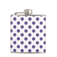 Pois ultra violets sur blanc
