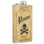 Flasques Poison non filtré - Humour gothique foncé (Droite)