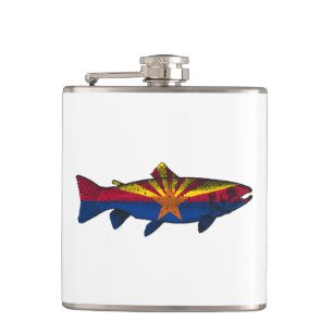 Flasques Poisson Arizona Drapeau truite