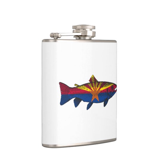 Flasques Poisson Arizona Drapeau truite (Droite)