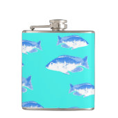 Flasques Poisson bleu turquoise (Devant)