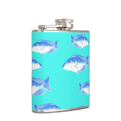 Flasques Poisson bleu turquoise (Droite)