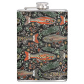 Flasques Poisson d'eau douce, Design élégant, Truite, Pêche (Devant)