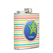 Flasques Poisson-étoile verte; Grandes arc-en-ciel lumineus (Droite)