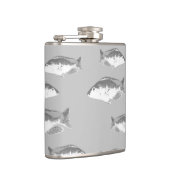 Flasques Poisson gris monochrome (Droite)