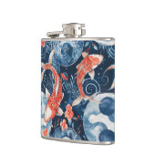 Flasques Poisson japonais dans l'aquarelle (Gauche)