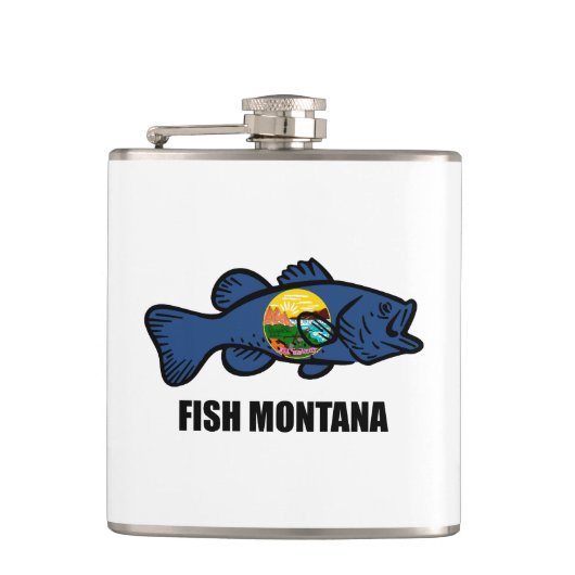 Flasques Poisson Montana Bass (Devant)