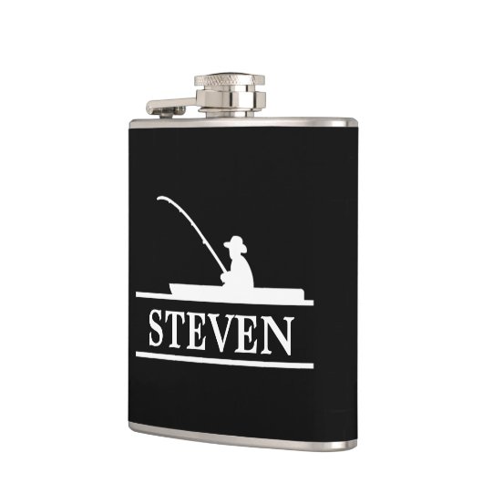 Flasques Poisson Personnalisé Vinyle Emballé (Gauche)