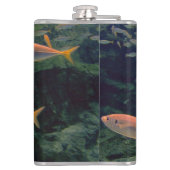 Flasques Poisson rose Shoale sous l'eau Photo personnalisée (Dos)