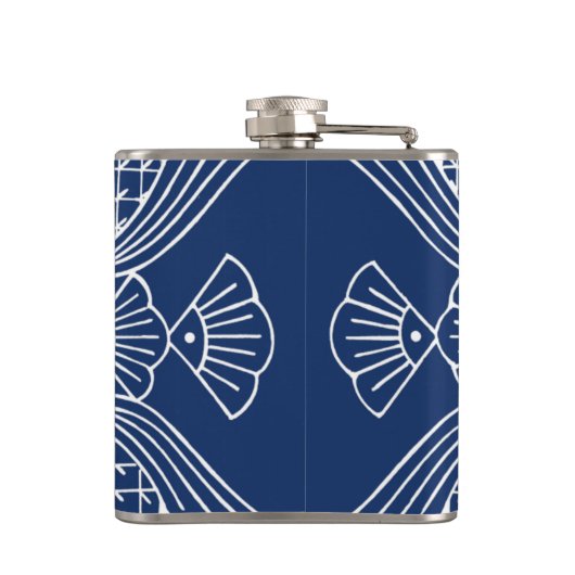 Flasques Poisson sous-marin avec Arrière - plan bleu (Dos)