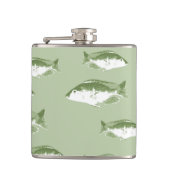 Flasques Poisson vert olive (Devant)