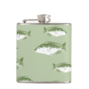 Flasques Poisson vert olive