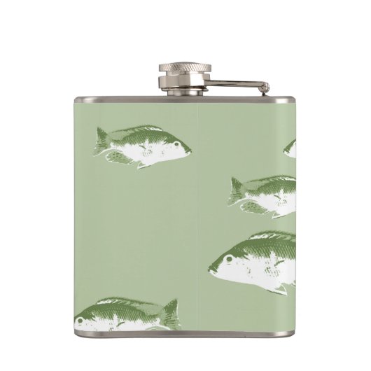 Flasques Poisson vert olive (Dos)