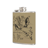 Flasques Poissons Constellation Hevelius vers 1690 (Gauche)