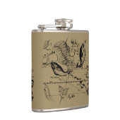 Flasques Poissons Constellation Hevelius vers 1690 (Droite)