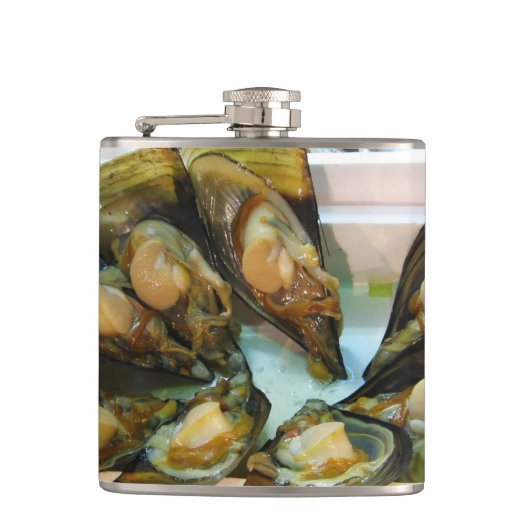 Flasques Poissons de moules géantes Tsukiji, Tokyo, Japon (Devant)