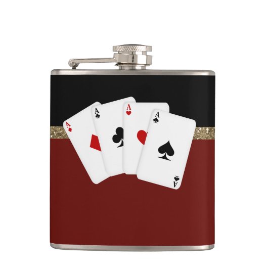 Flasques Poker Classy Aces (Devant)