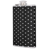 Flasques Polka noire et blanche (Gauche)