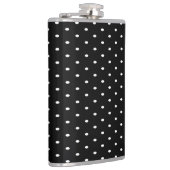 Flasques Polka noire et blanche (Droite)