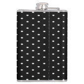 Flasques Polka noire et blanche (Dos)