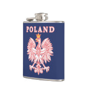 Flasques Pologne avec aigle rouge polonais (Gauche)