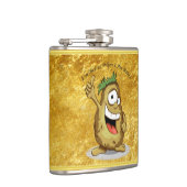 Flasques Pomme de terre de personnage de dessin animé avec (Droite)