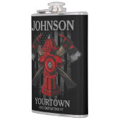 Flasques Pompier NOM Hydrant Département des pompiers Drape (Gauche)