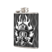 Flasques Pompier Secouru sur mesure Station du service d'in (Gauche)