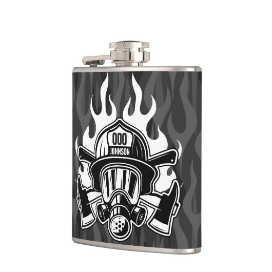 Flasques Pompier Secouru sur mesure Station du service d'in (Gauche)