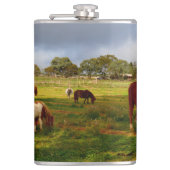 Flasques Ponts Et Châtaignes De Shetland, Fiole De Hanche (Devant)