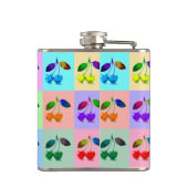 Flasques Pop Art Cherry Motif (Dos)